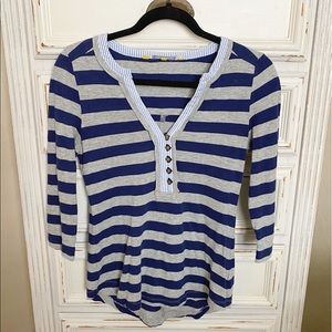 ANTHROPOLOGIE Little Yellow Button XS Women’s Top